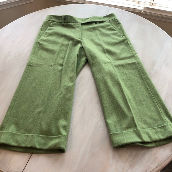 Lilly Pulitzer Pants - ✨LILLY PULITZER🌴 green wool cropped pants